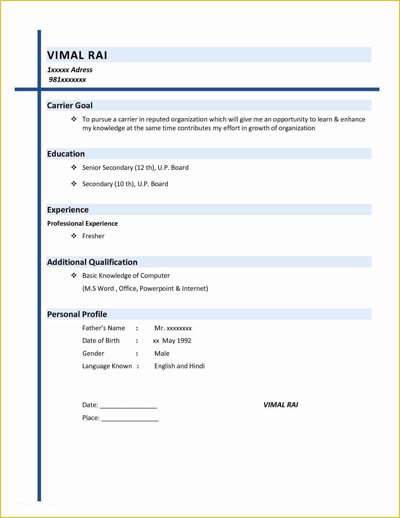 Free Simple Resume Templates Of Instant Resume Template Professional for Word formal