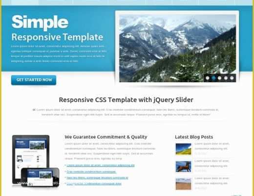 Free Simple Web Page Templates Of 24 Easy Website themes &amp; Templates