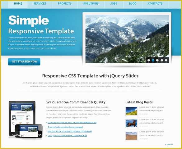 47 Free Simple Web Page Templates