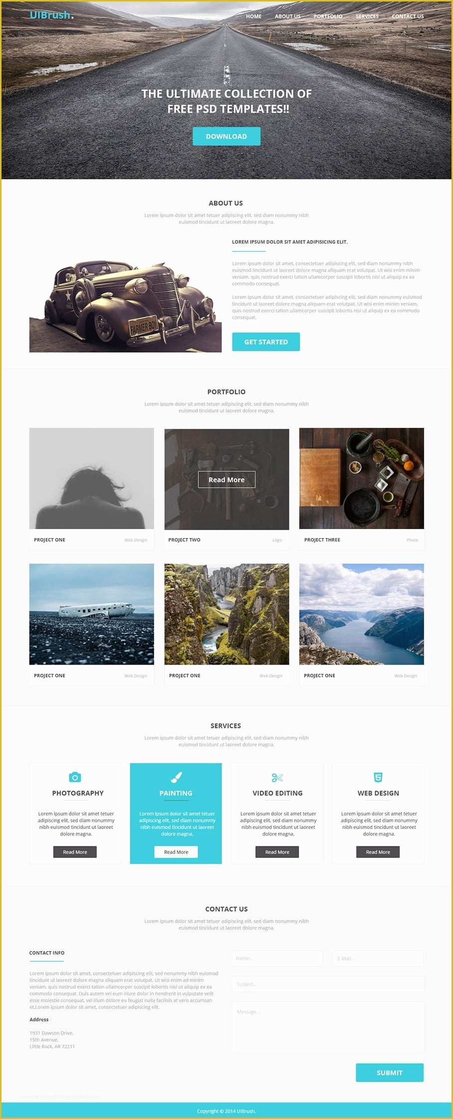 Free Simple Web Page Templates Of Latest Free Web Elements From November 2014