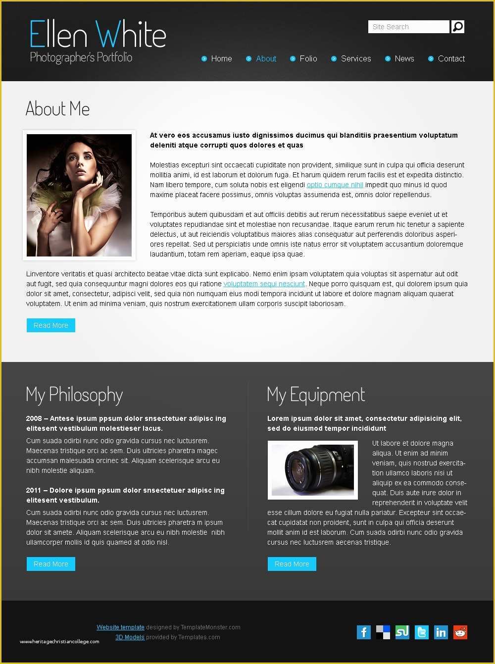 Free Site Templates Of Free Website Template Grapher S Portfolio