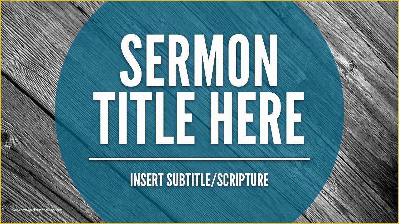 Free Slide Templates Of Free Sermon Slide Template – the Creative Pastor