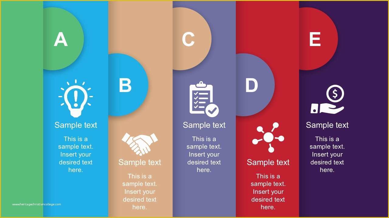 Free Slide Templates Of Process Flow Slide for Powerpoint Slidemodel