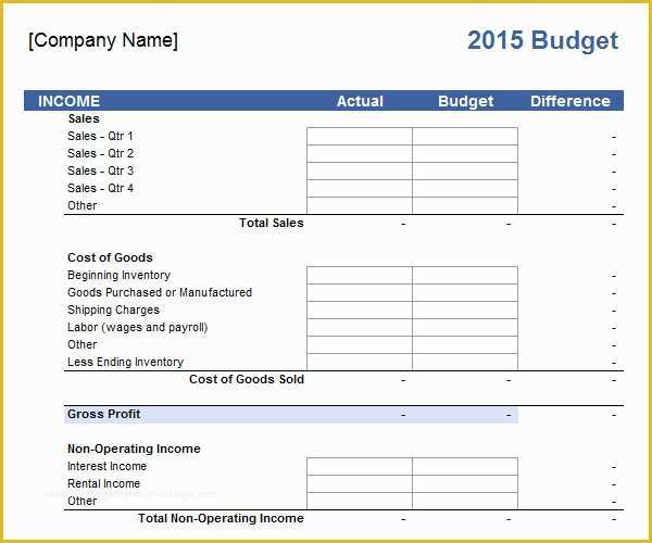 Free Small Business Budget Template Excel Of Business Bud Template 13 Download Free Documents In