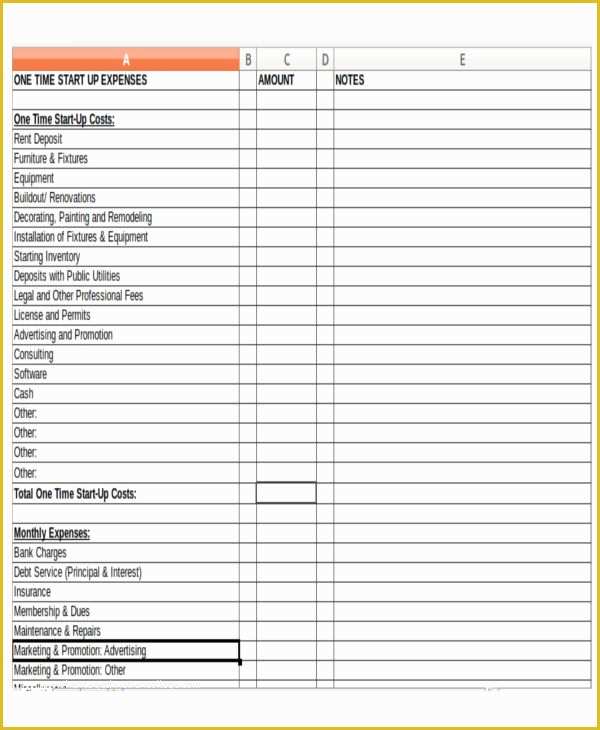 Free Small Business Budget Template Excel Of Business Expenses Template 8 Excel Business Bud