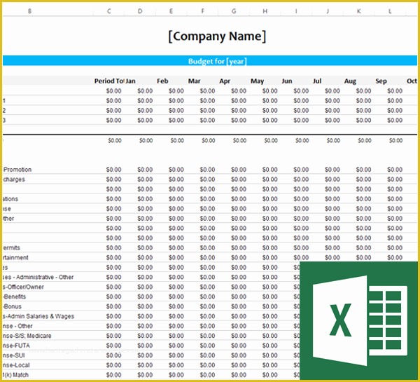 Free Small Business Budget Template Excel Of Free Pany Bud Templates Excel Business Bud