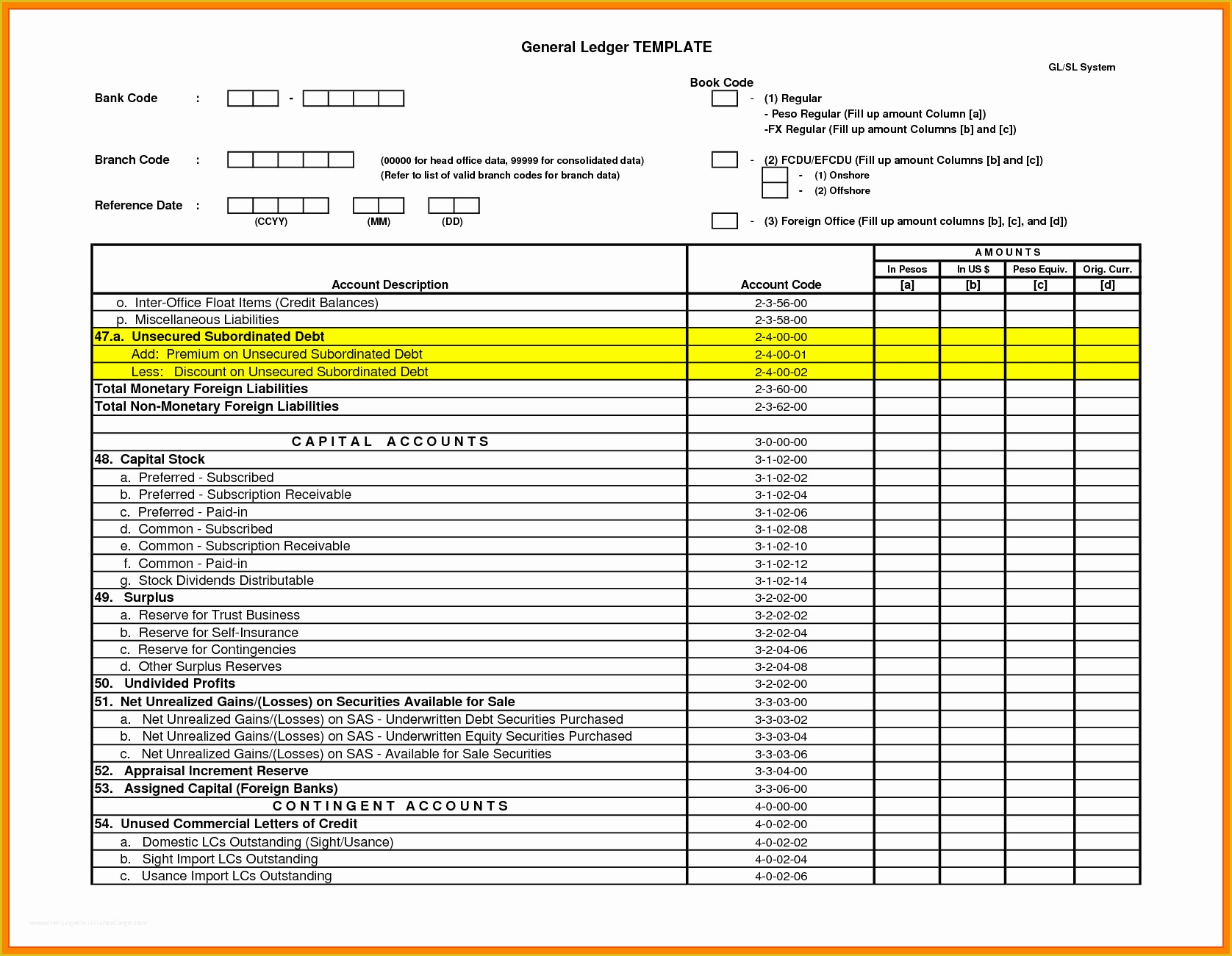 Free Small Business Ledger Template Of 11 General Ledger Template for Small Business