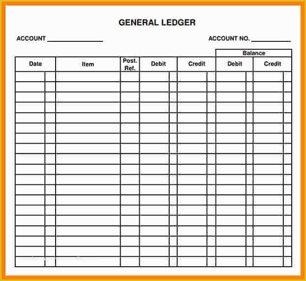 Free Small Business Ledger Template Of 8 Ledger Template Pdf