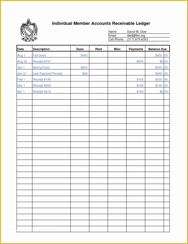 Free Small Business Ledger Template Of Small Business Ledger Template Business Spreadshee Small