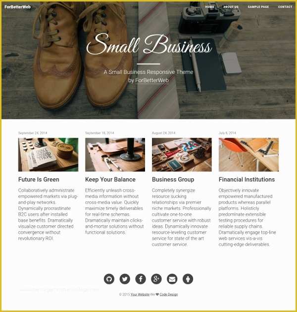 Free Small Business Website Templates Of 23 Free Business Website themes &amp; Templates
