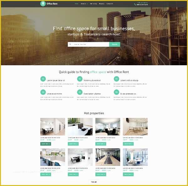 Free Small Business Website Templates Of 38 Real Estate Website themes & Templates