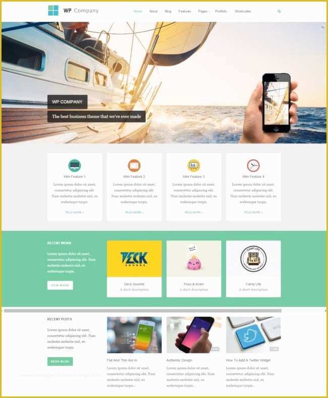 Free Small Business Website Templates Of Small Business Website Templates 50 Best