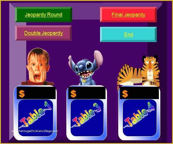 Free Smartboard Game Templates Of 7 Jeopardy Samples