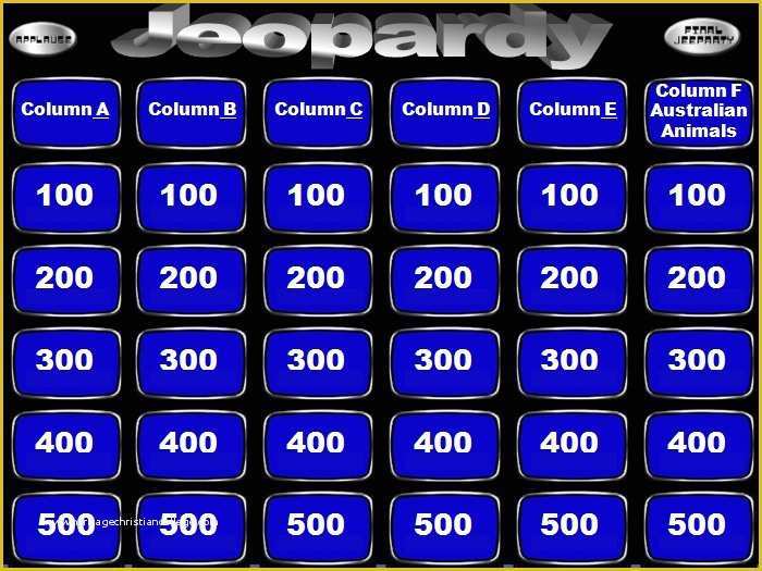 Free Smartboard Game Templates Of 9 Jeopardy Powerpoint Templates Free Sample Example