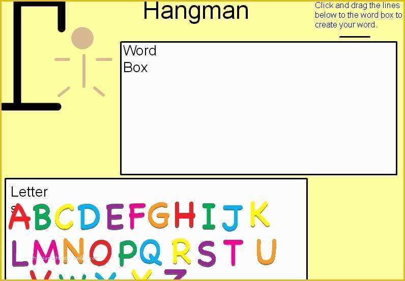 Free Smartboard Game Templates Of Hangman Smart Board Template – the Light Bulb