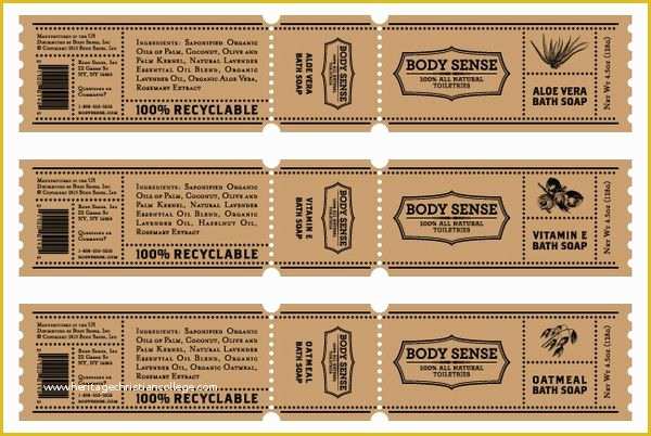Free soap Label Templates Of Body Sense Packaging On Behance Packaging