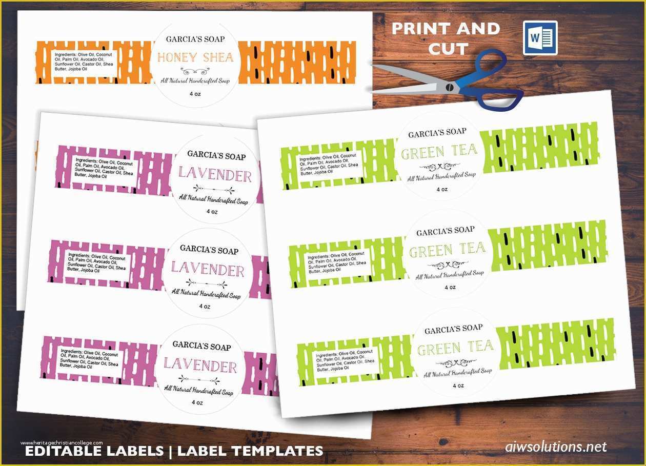 Free soap Label Templates Of Edit Pint and Cut Sticker Template Editable Label Template