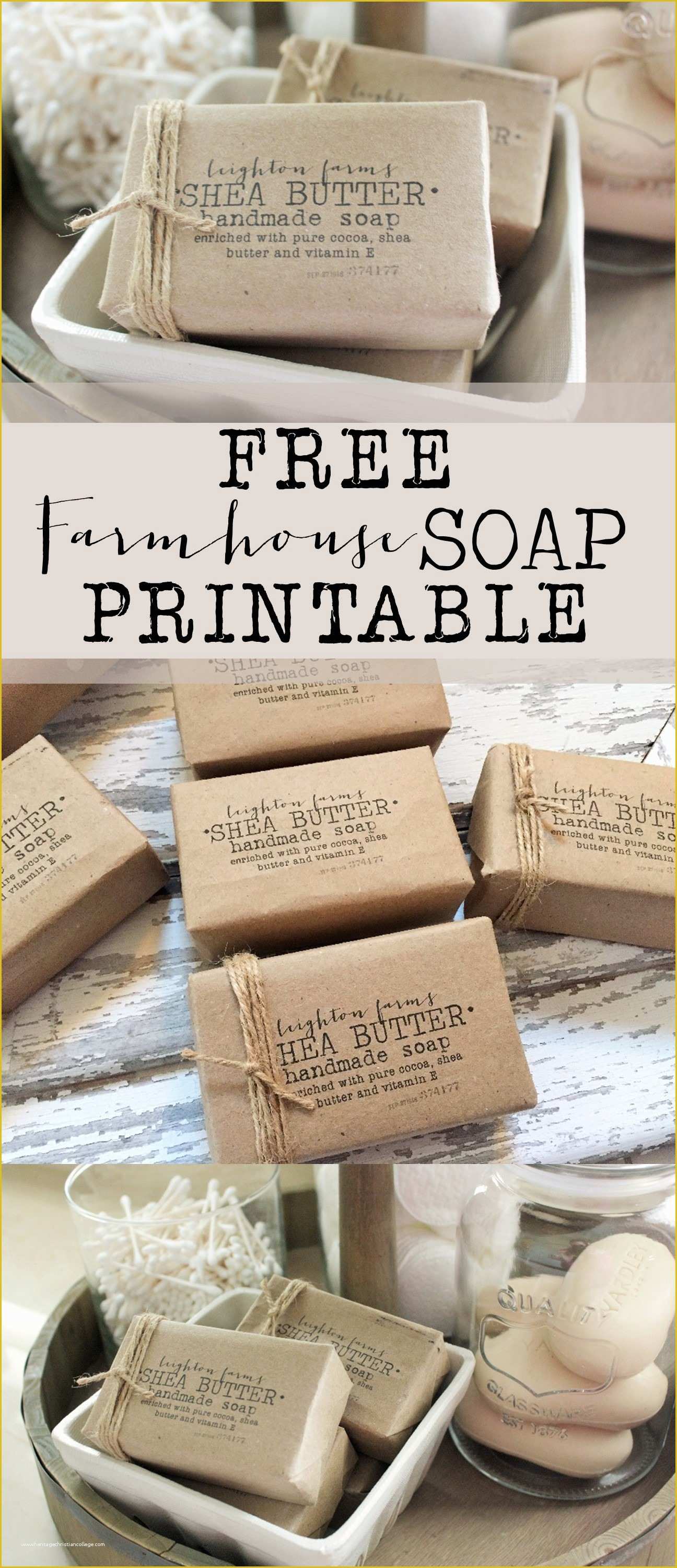 Free soap Label Templates Of Free Farmhouse soap Printable House Of Hargrove