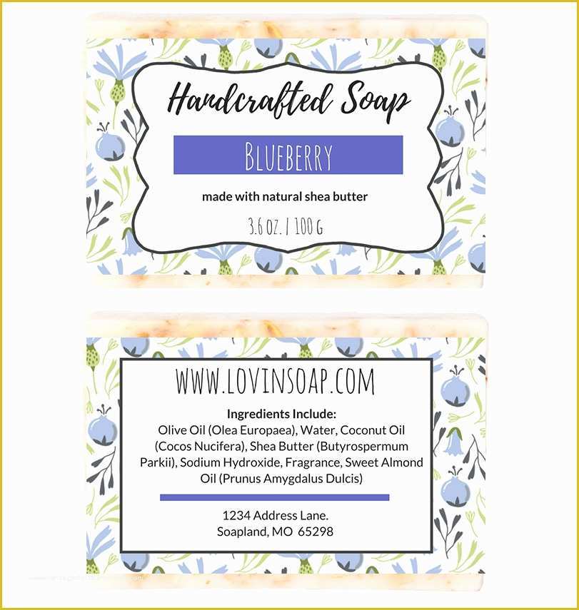 Free soap Label Templates Of Free Training with Your Label Template Purchase – Diy soap
