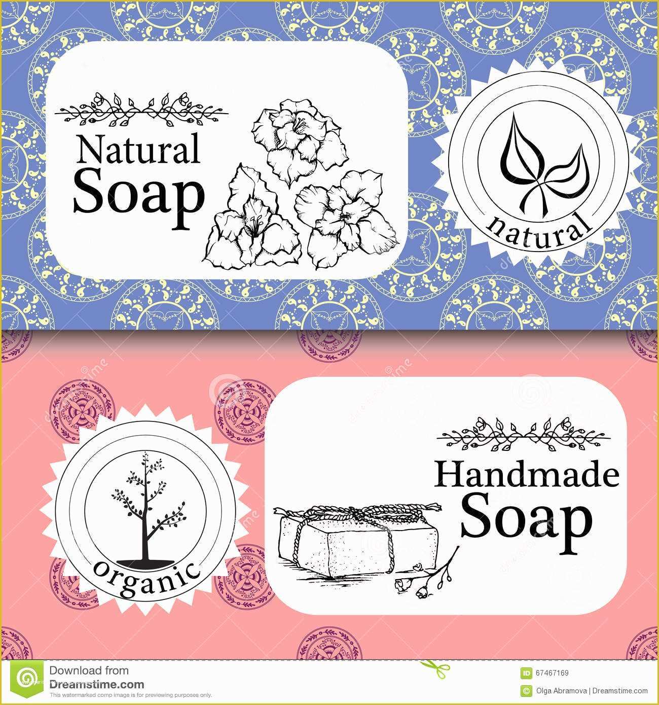 Free soap Label Templates Of Handmade soap Label Template
