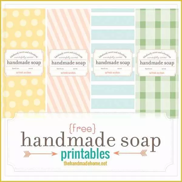 Free soap Label Templates Of Make Your Own soap Our Fave Recipes Free Printables