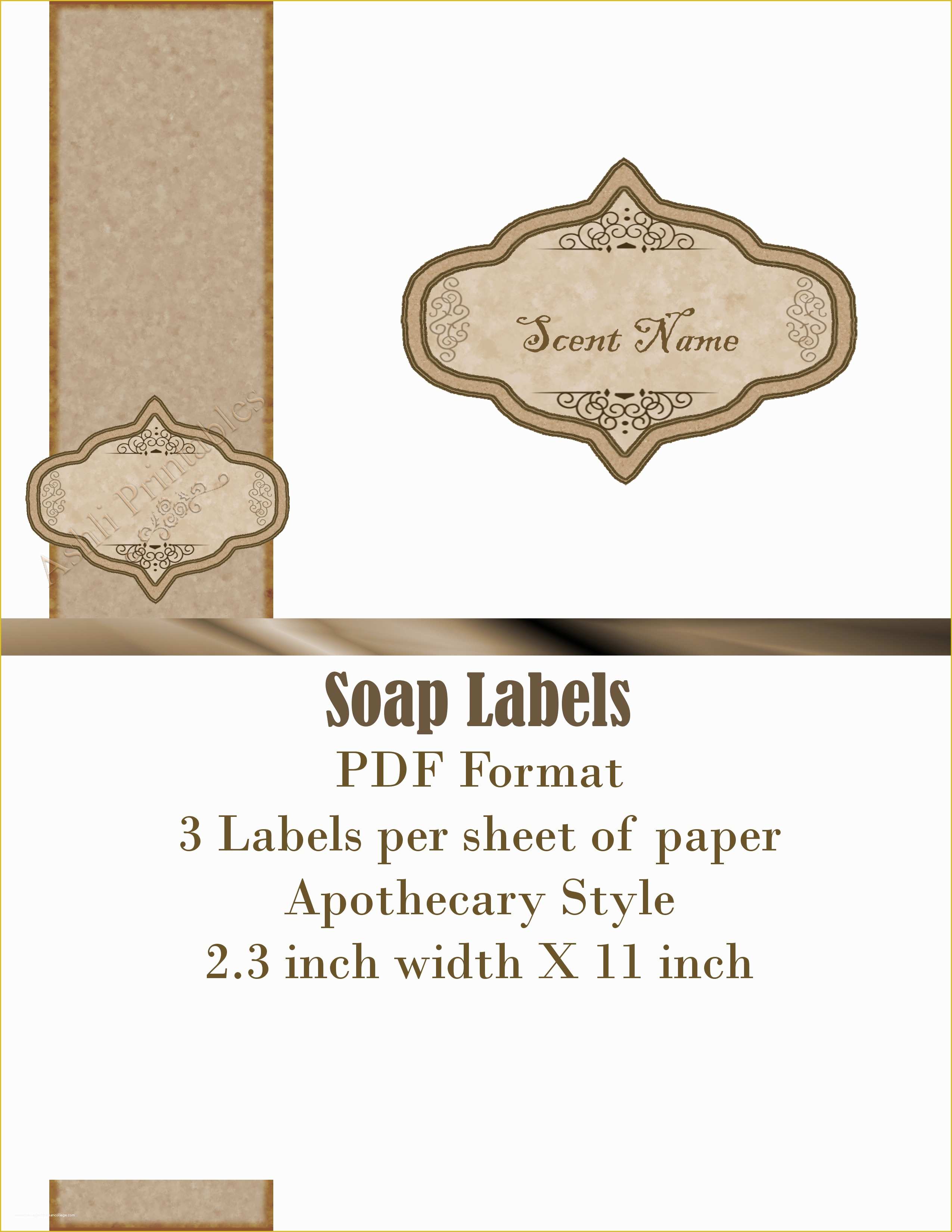Free soap Label Templates Of Printable Labels ashlisoapblog
