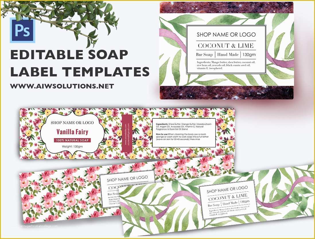 Downloadable Free Printable Soap Labels Printable Templates