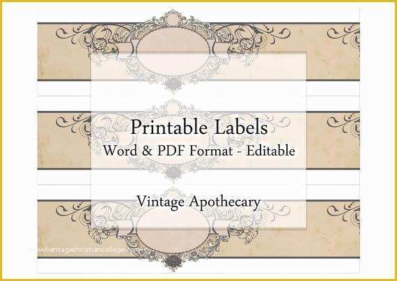 Free soap Label Templates Of soap Labels Printable Apothecary Editable Label Band