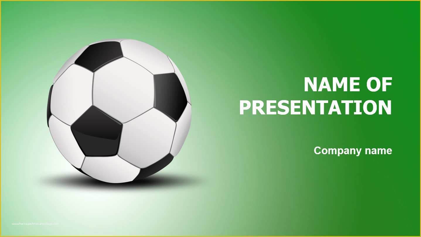 Free soccer Team Photo Templates Of Download Free soccer Ball Powerpoint Template for Presentation