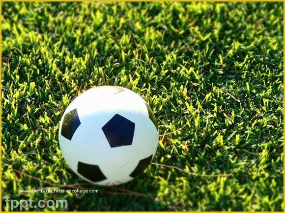 Free soccer Team Photo Templates Of Free soccer Ball for Powerpoint