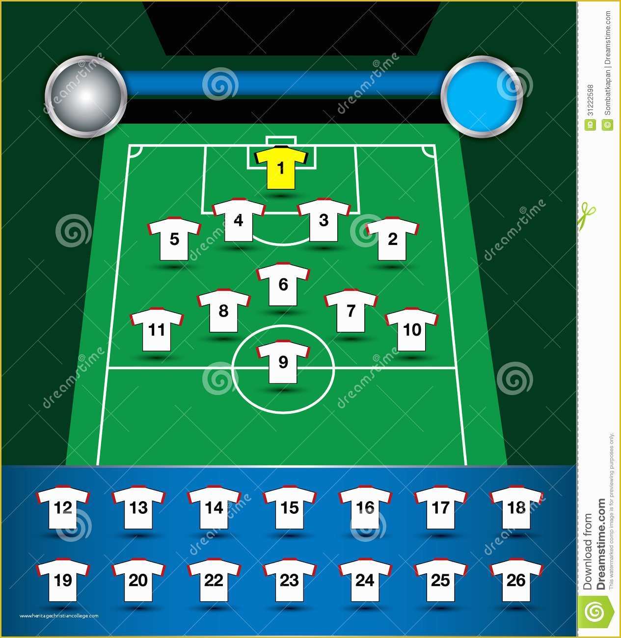 Free soccer Team Photo Templates Of soccer Team Plan Vector Stock Vector Illustration Of
