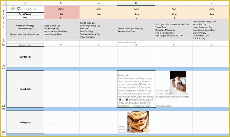 Free social Media Calendar Template Of Free 2019 Marketing Calendar Template Traditional and