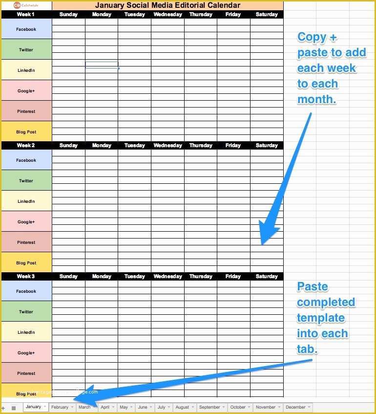 Free social Media Calendar Template Of How to Build A social Media Editorial Calendar Coschedule