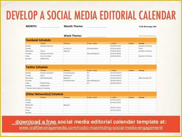 Free social Media Calendar Template Of social Media 201 Maximizing Your Engagement Line