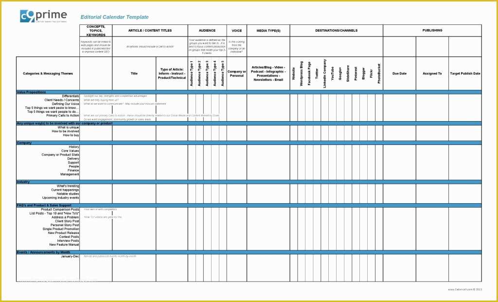 Free social Media Calendar Template Of social Media Schedule Template