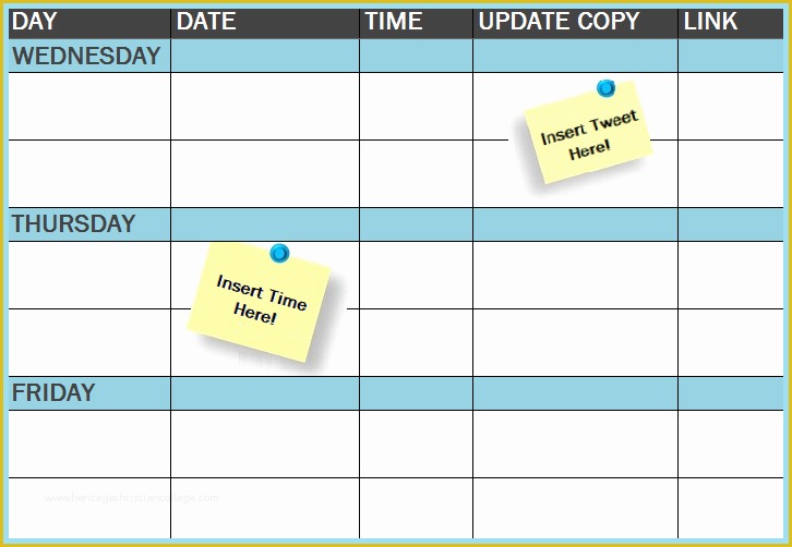 Free social Media Calendar Template Of the social Media Publishing Schedule Every Marketer Needs