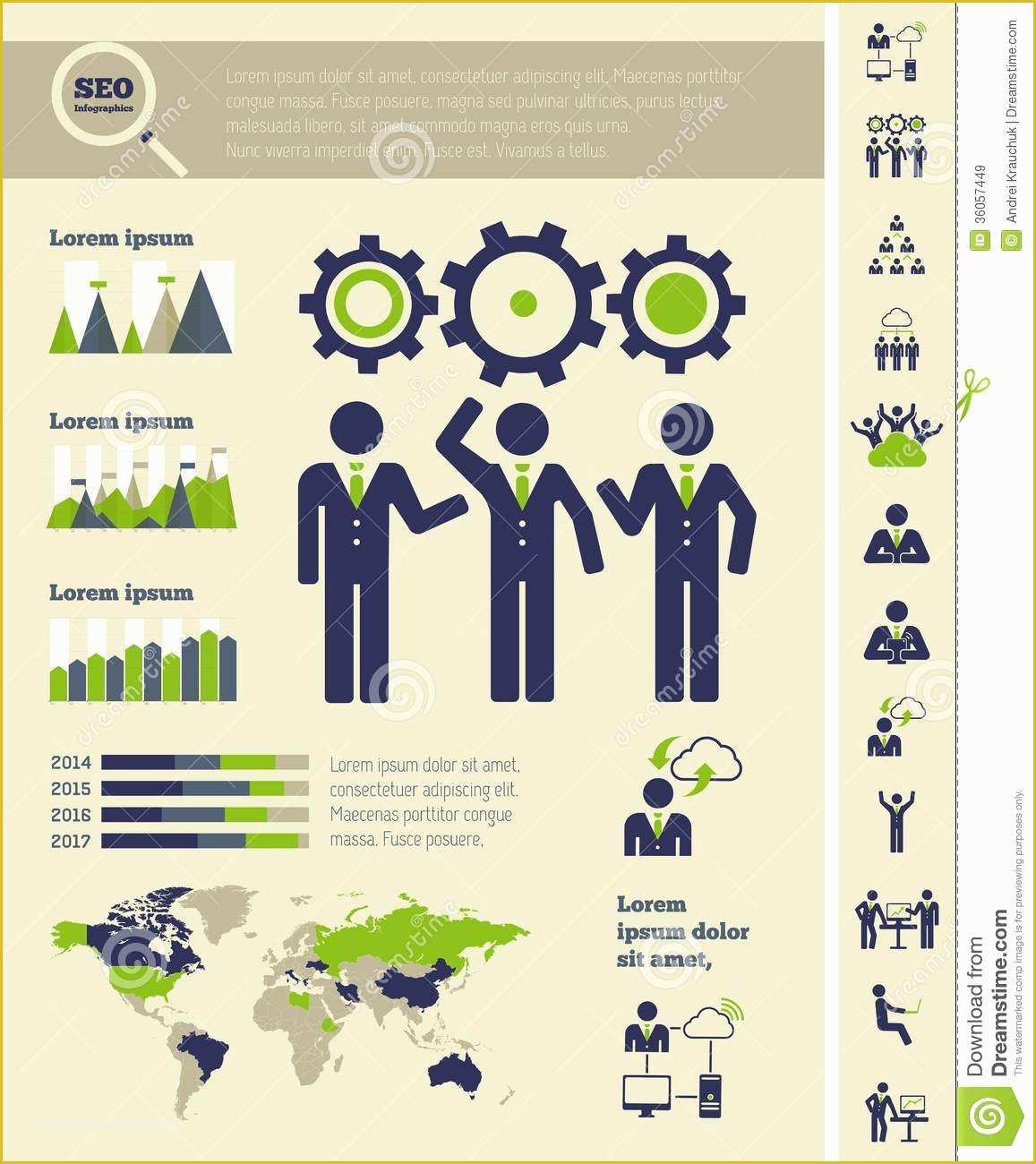 Free social Media Graphic Templates Of social Media Infographic Template Stock Vector