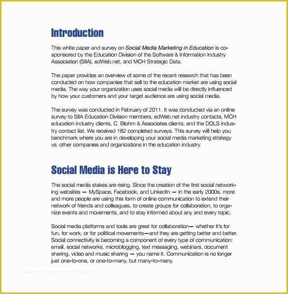 Free social Media Marketing Plan Template Of 9 social Media Marketing Plan Templates – Free Sample