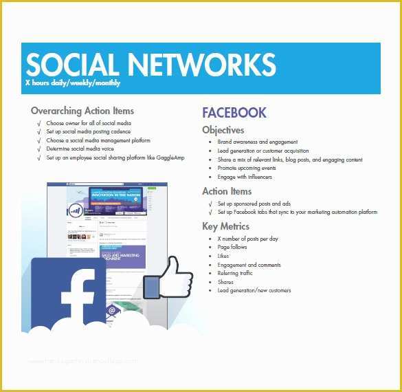 Free social Media Marketing Plan Template Of Marketing Plan Template 65 Free Word Excel Pdf format