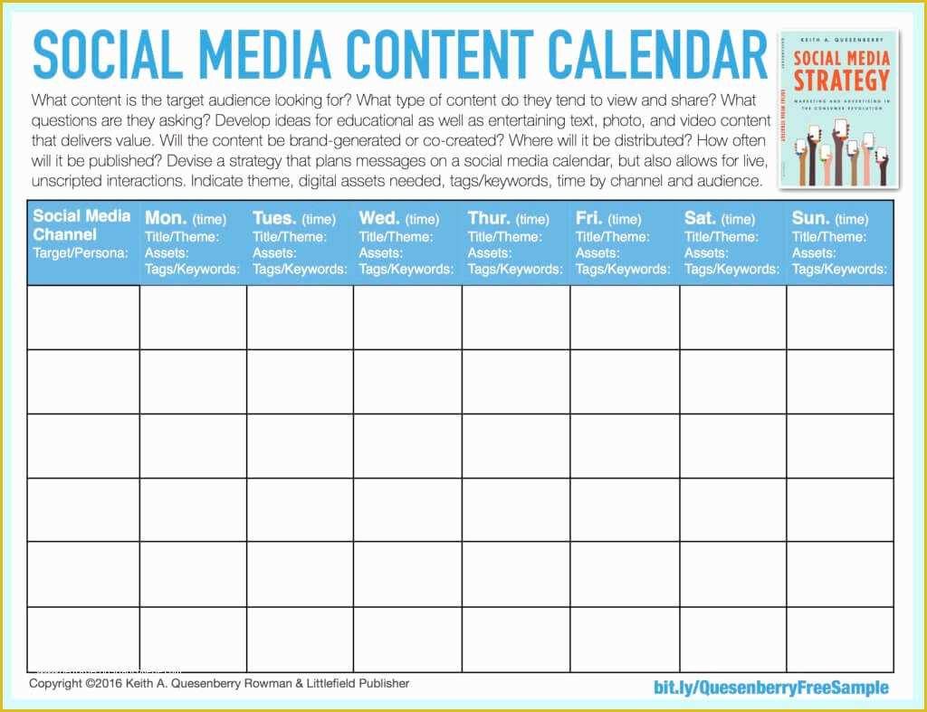 Free social Media Marketing Plan Template Of social Media Templates