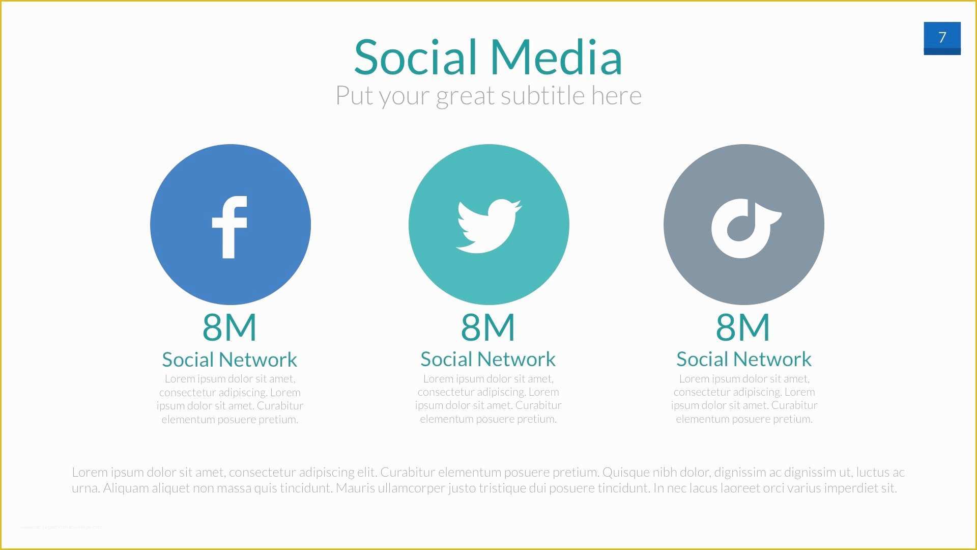 Free social Media Presentation Template Of social Media Powerpoint Presentation Template by