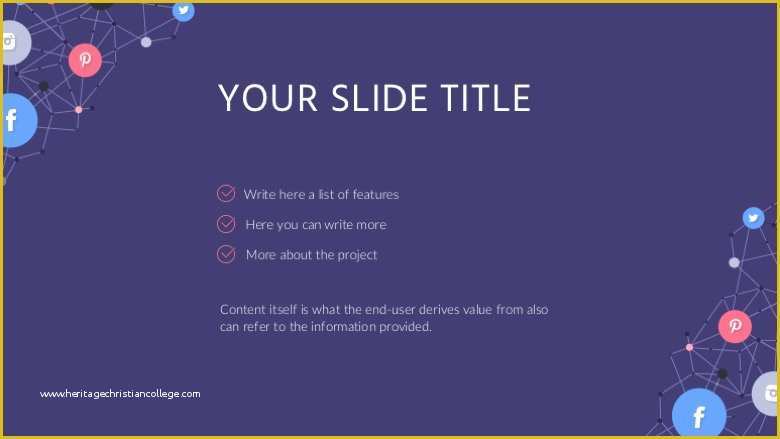 Free social Media Presentation Template Of social Media Powerpoint Template Free Powerpoint