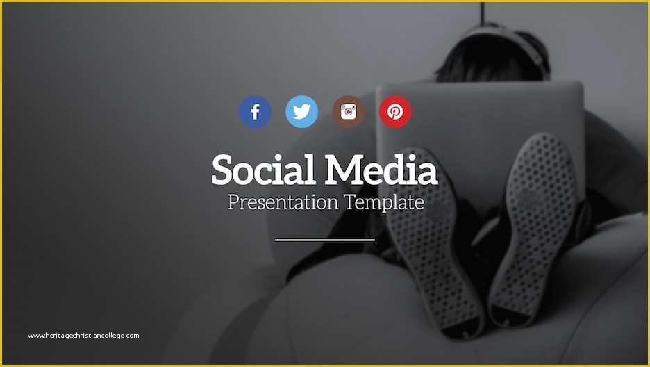 Free social Media Presentation Template Of social Media Presentation Template