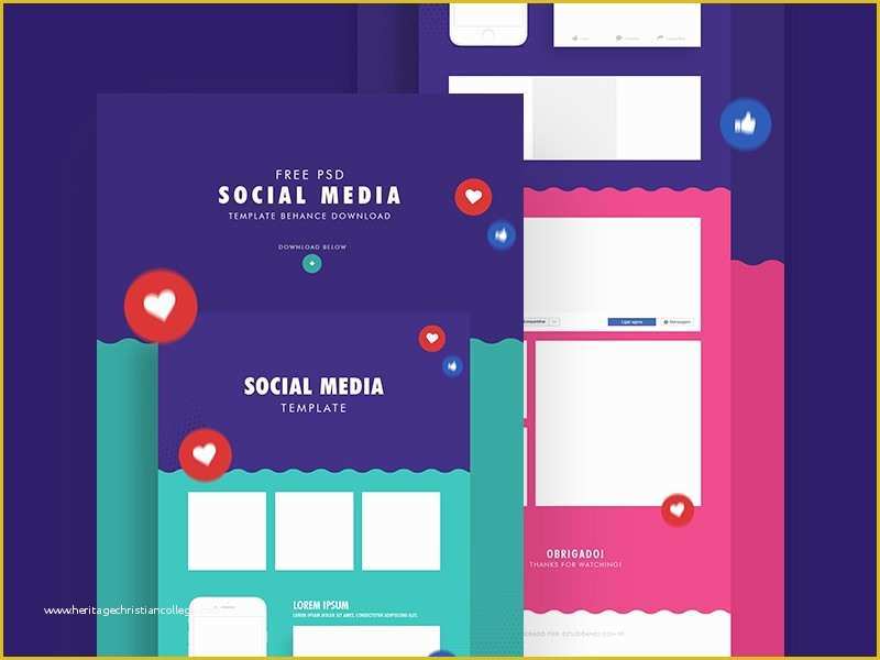 Free social Media Video Template Of 25 Free social Media Mockups & Templates – Nastya Esina