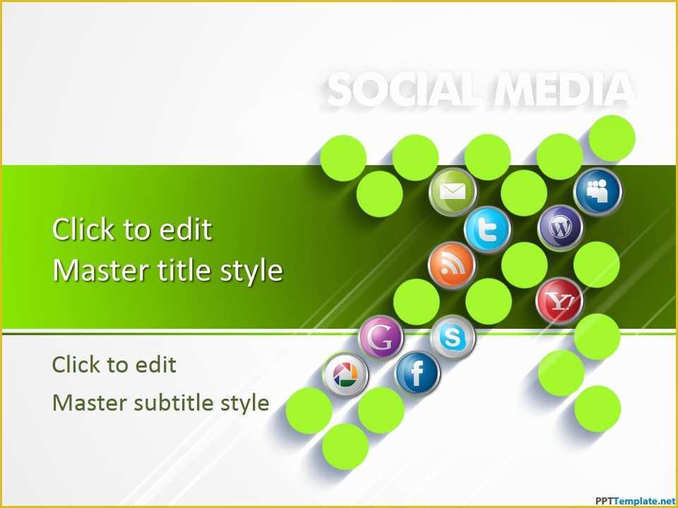 Free social Media Video Template Of Free social Media &amp; Digital Marketing Ppt Template