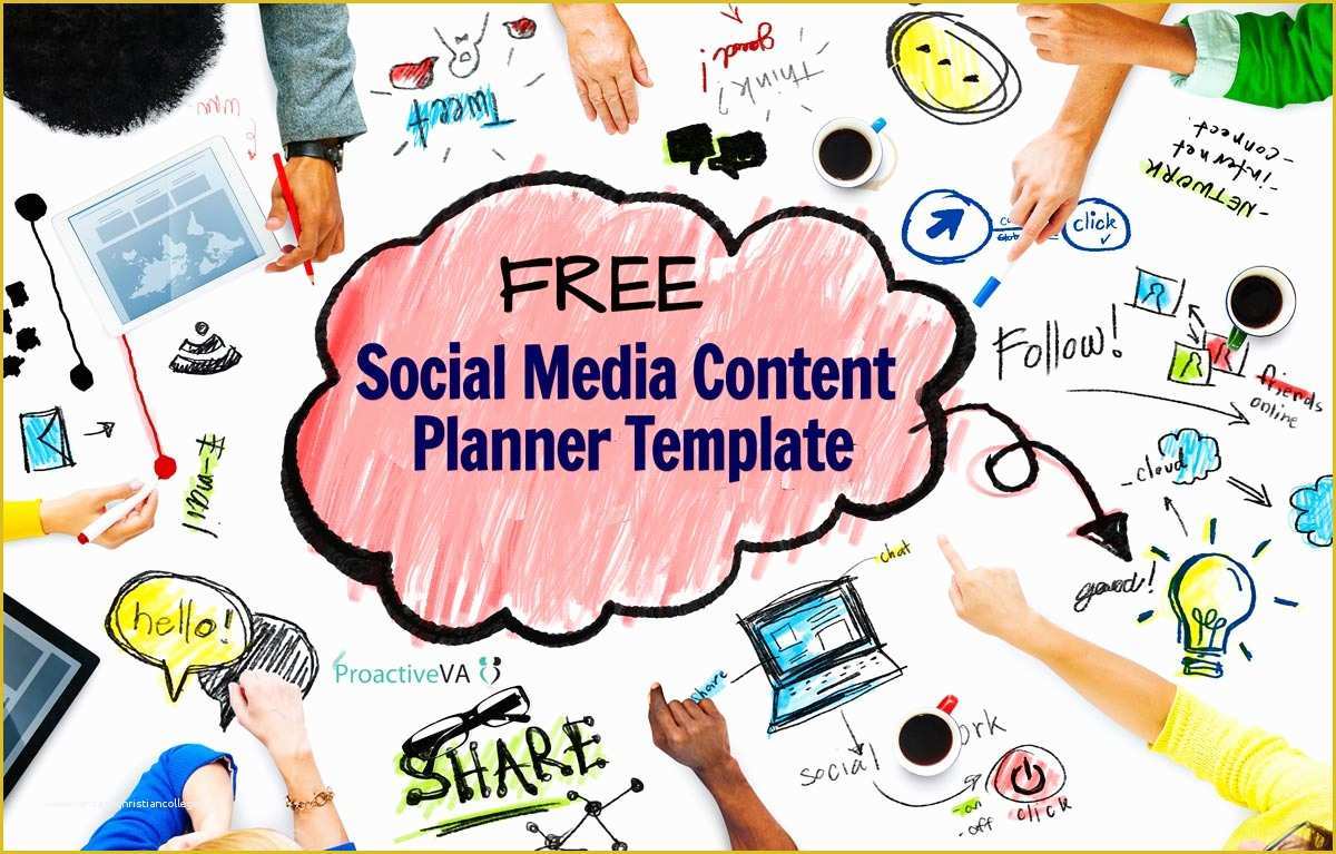 Free social Media Video Template Of Free social Media Content Planner Template