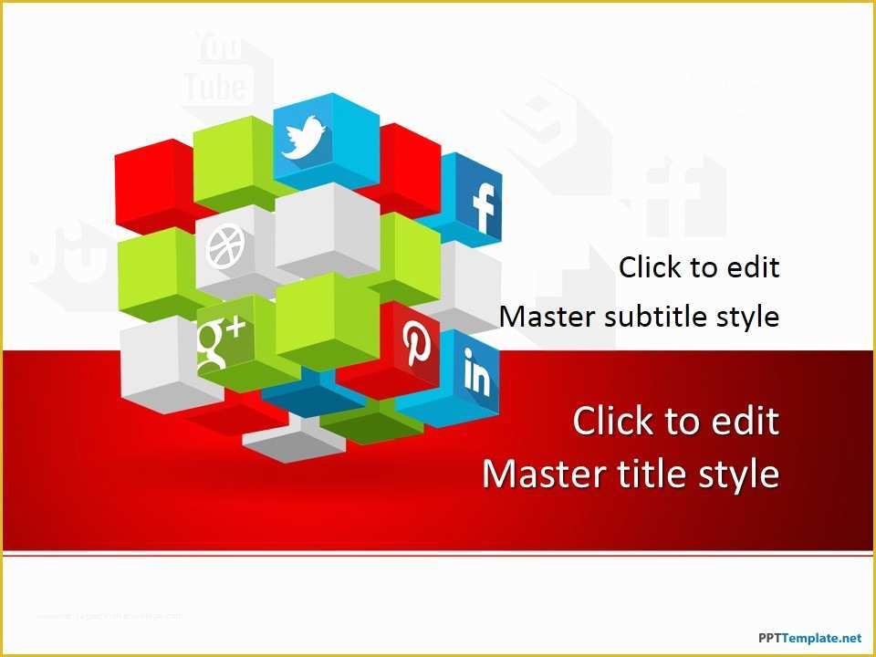 Free social Media Video Template Of Free social Media Ppt Template