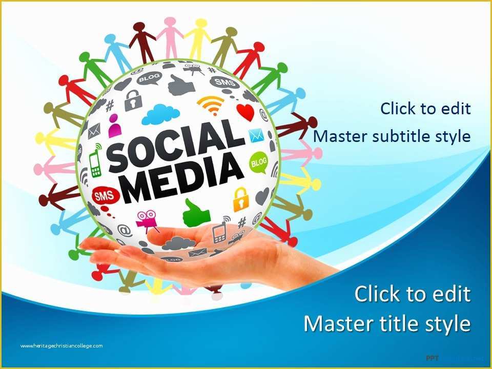 Free social Media Video Template Of Free social Media Ppt Template