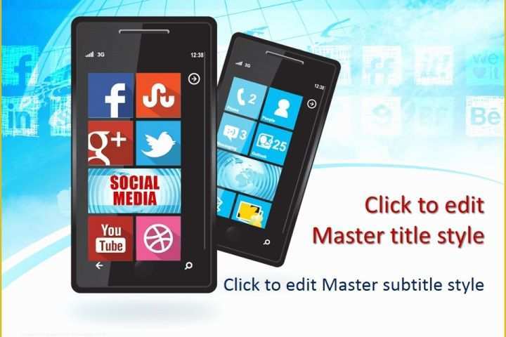 Free social Media Video Template Of Free social Media Windows Phone Ppt Template