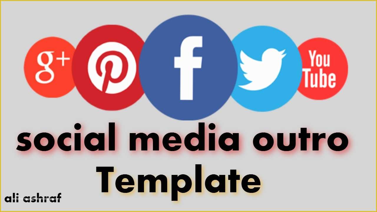 Free social Media Video Template Of social Media Free Template sony Vegas 13 Edit and Use